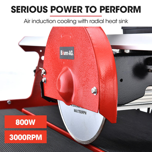 Other Power Tools Baumr Ag 800W Electric Tile Saw Cutter With 200Mm (8") Blade, 620Mm Cutting Length