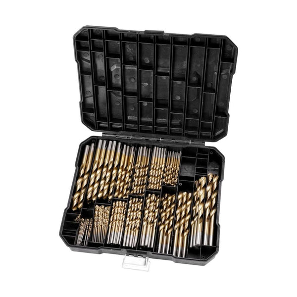 Drill Bits Rynomate 230 Pcs Set With Black Plastic Case (Gold)