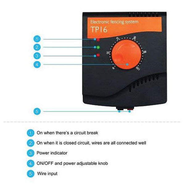 Fences & Pens Electronic Dog Fence System Invisible Electric Wireless Tp16 Containment Collar