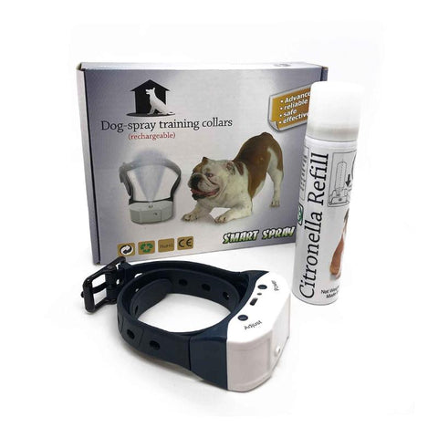 Bark Control Dog Bark Collar Citronella Usb Rechargeable Mist Spray Training Device