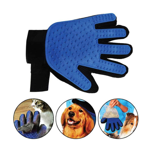 Dog Grooming Rooster Farms 2In1 Pet Deshedding And Massage Glove Dog Or Cat Hair Grooming Right Hand Mitt