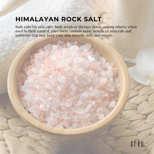 Exfoliators & Scrubs 200G Pink Himalayan Bath Salts Natural Crystal Rocks Spa Therapy Body Scrub