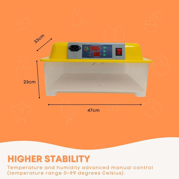 Incubators Electric 24 Egg Incubator + Accessories Hatching Eggs Chicken Quail Duck