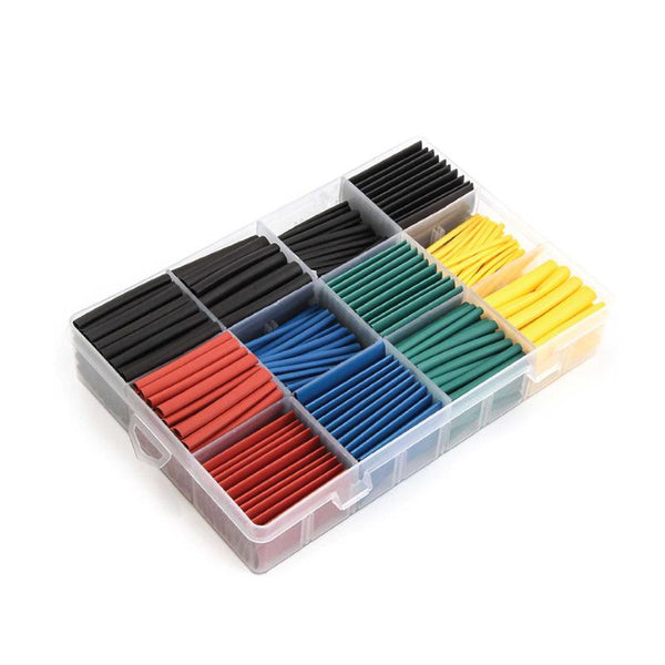 Heat Shrink Tubing & Sleeves 530 Pcs Heating Shrink Sleeve Set Shrinkable Insulation Electrical Cable Tube