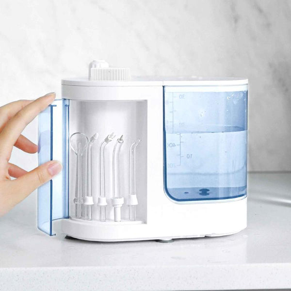 Air & Water Flossers Water Jet Dental Flosser 1000Ml White Electric Oral Pressure Irrigator