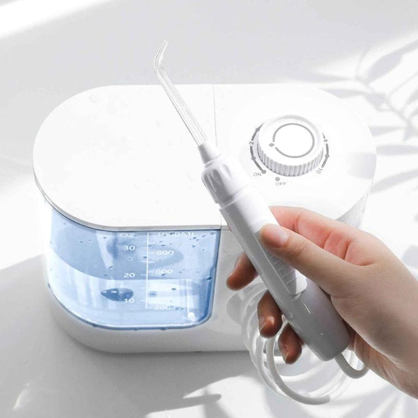 Air & Water Flossers Water Jet Dental Flosser 1000Ml White Electric Oral Pressure Irrigator