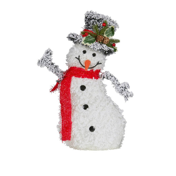 Seasonal Decorations Klika 50Cm Christmas Snowman With Lights