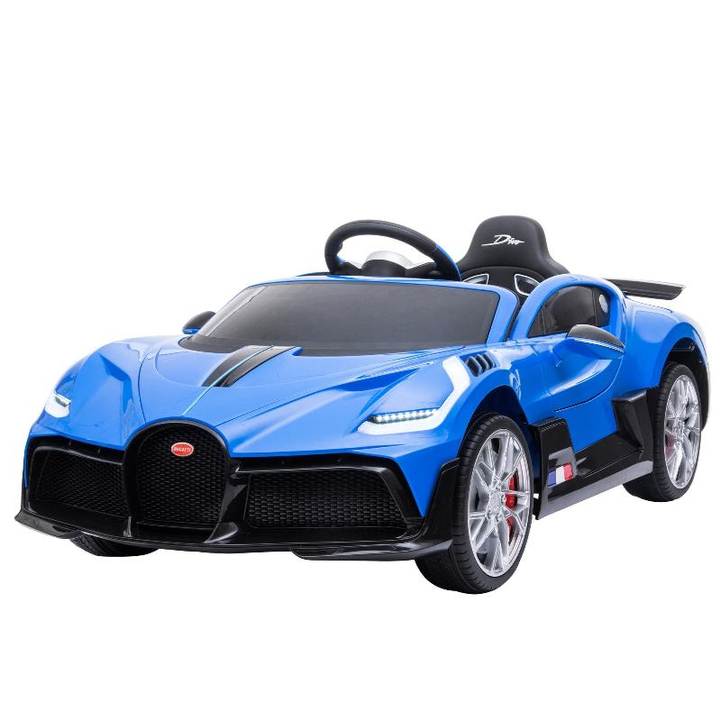 Kids Ride On Toys Kahuna Licensed Bugatti Divo Kids Electric Ride On Car Blue