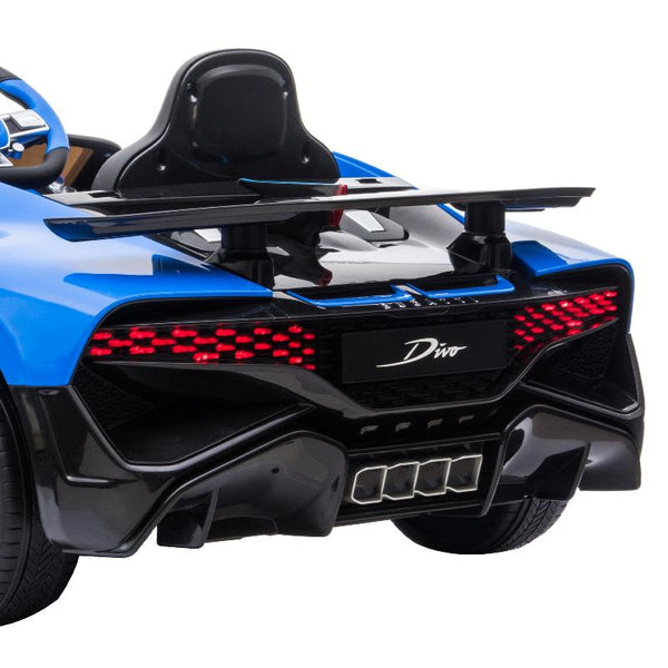 Kids Ride On Toys Kahuna Licensed Bugatti Divo Kids Electric Ride On Car Blue