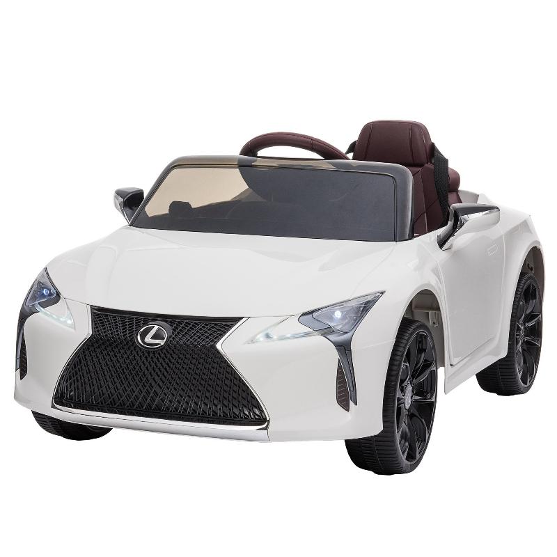 Kids Ride On Toys Kahuna Licensed Lexus Lc 500 Kids Electric Ride On Car White