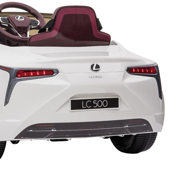 Kids Ride On Toys Kahuna Licensed Lexus Lc 500 Kids Electric Ride On Car White