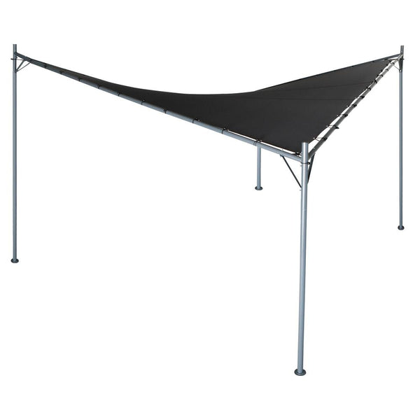 Gazebos & Pergolas Wallaroo 3X3m Butterfly Steel Gazebo Charcoal