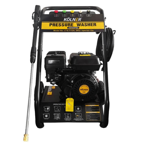 Pressure Washers Kolner Lt 12A 7Hp 2200Psi Petrol Engine High Pressure Washer 7.5Lpm