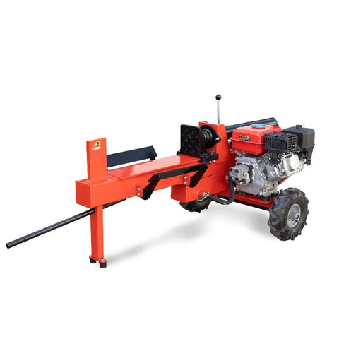 Log Splitters Yukon 15Ton Petrol Hydraulic Log Splitter Wood Timber Firewood Block Cutter 196Cc