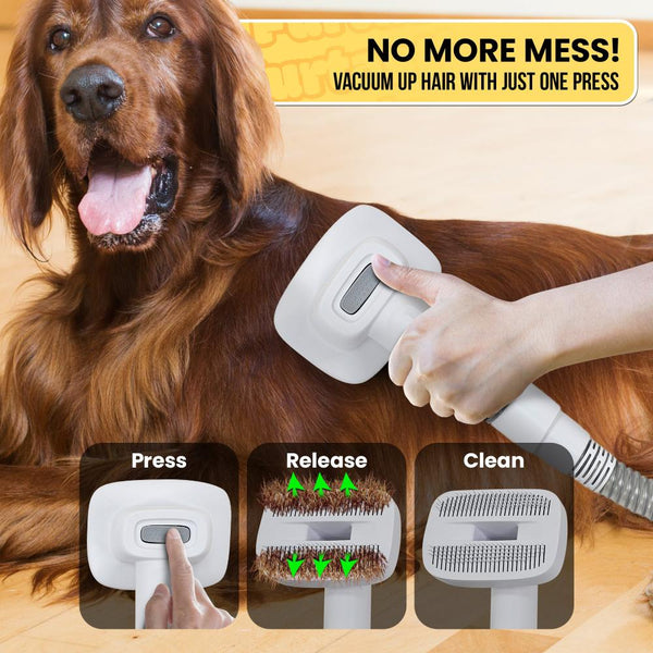 Dog Grooming Furtastic 8 In 1 Xl Pet Grooming Kit Vacuum Cleaner