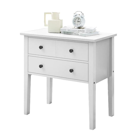 Bedside Tables Sarantino Sven Bedside Table Night Stand White