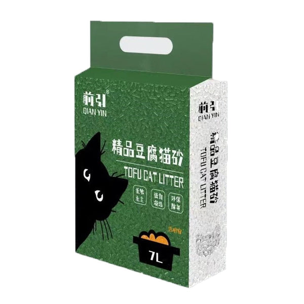 Cleaning Products Dust Free Tofu Cat Litter Quick Clumping & Odor Control Plant Based Deodorizer Ideal For Multi Cat Homes