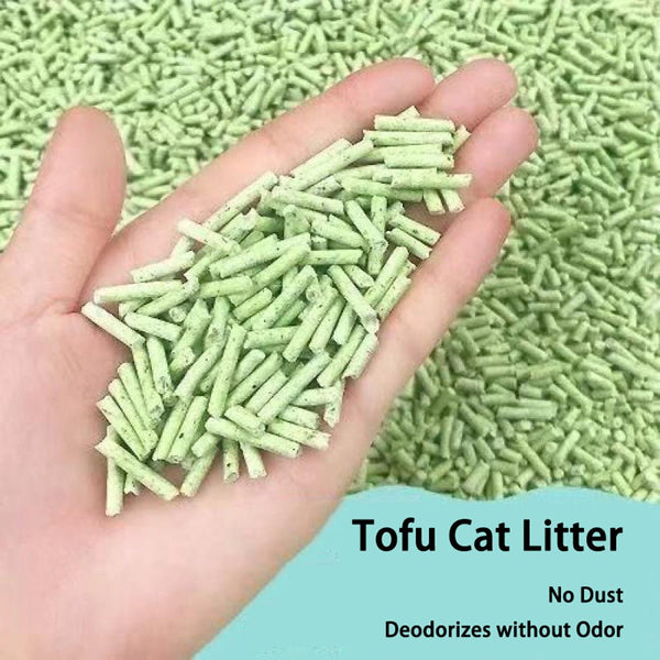 Cleaning Products Dust Free Tofu Cat Litter Quick Clumping & Odor Control Plant Based Deodorizer Ideal For Multi Cat Homes