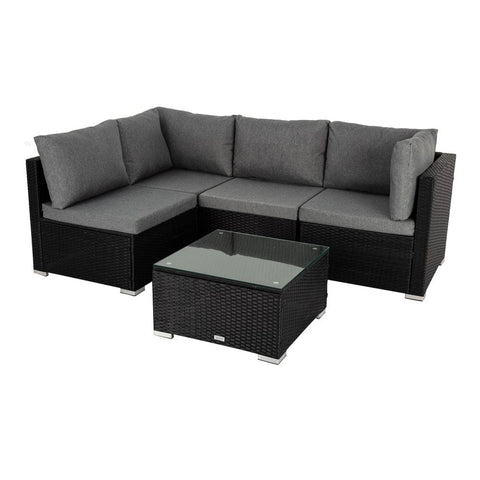 Sofas, Armchairs & Couches Outdoor Modular Lounge Sofa Bondi Black