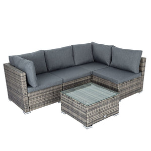 Sofas Armchairs & Couches Outdoor Modular Lounge Sofa Bondi Grey