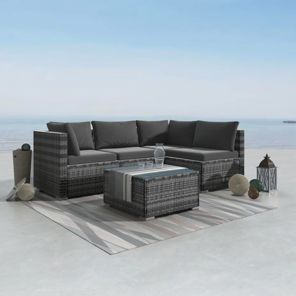 Sofas, Armchairs & Couches Outdoor Modular Lounge Sofa Bondi Grey