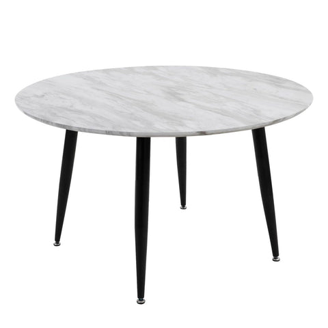 Coffee Tables Minimalist Marble Effect Round Coffee Table