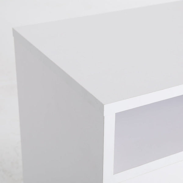 Bedside Tables Bedside Table Side Storage Cabinet Nightstand Bedroom 2 Drawer Anya White