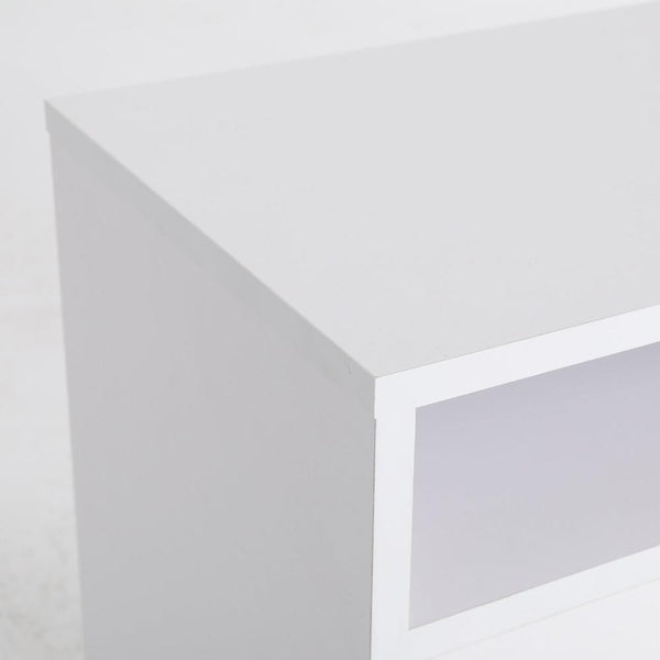 Bedside Tables 2X Bedside Table Side Storage Cabinet Nightstand Bedroom Drawer Anya White