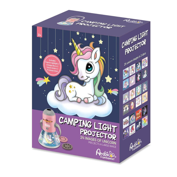 Educational Toys Unicorn Mini Night Light Camping Projector Lantern Torch Kids Learning Toy