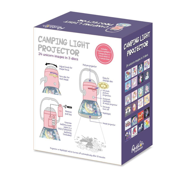 Educational Toys Unicorn Mini Night Light Camping Projector Lantern Torch Kids Learning Toy