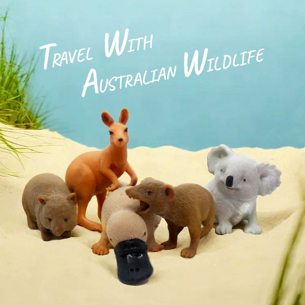 Sensory Toys Stretchy Squishy Australian Wildlife Gift Set Sensory Stimulation Animal Toys