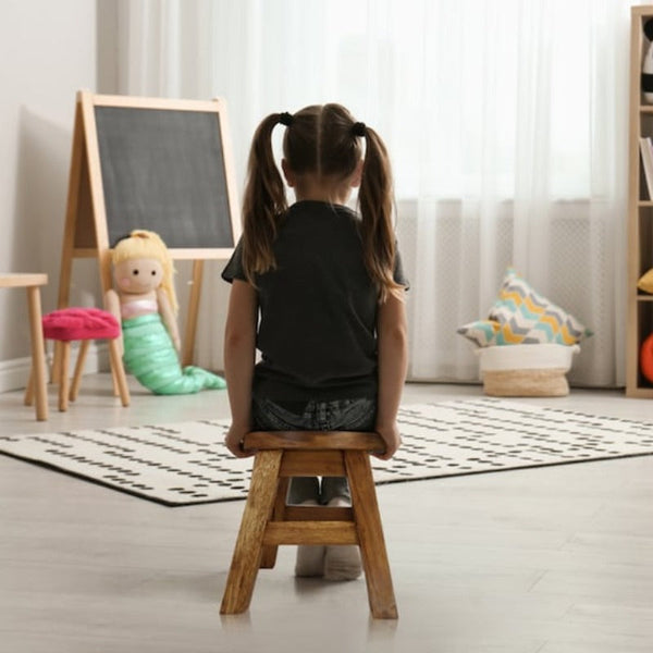 Kids Chairs Funyards Children's Chair Stool Wooden Lion Theme