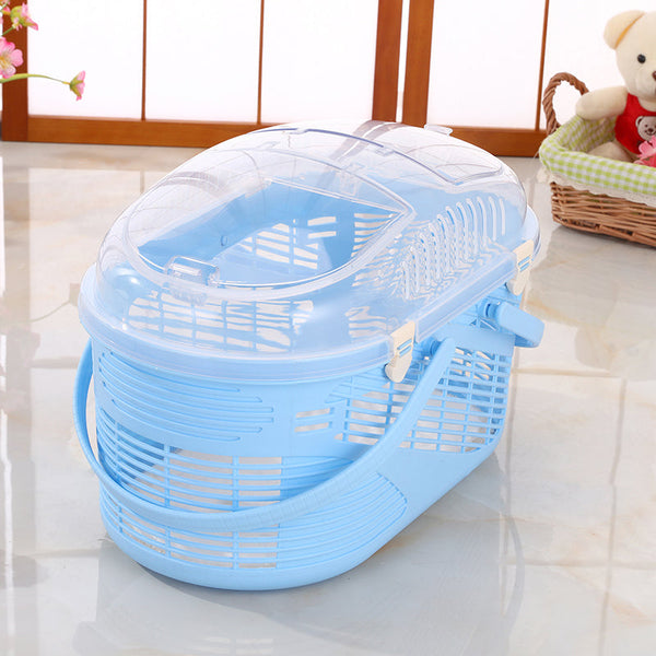 Small Animal Supplies Yes4pets Small Dog Cat Crate Pet Rabbit Guinea Pig Ferret Carrier Cage With Mat Blue