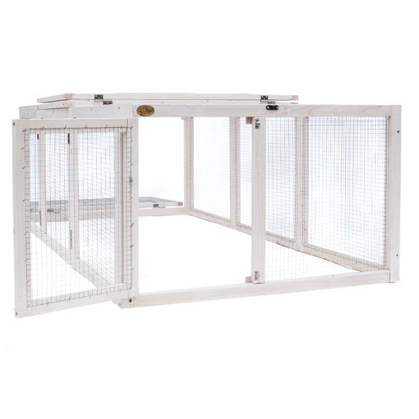 Small Animal Cages & Hutches Yes4pets Chicken Coop Run Extension Rabbit Guinea Pig Ferret Cage