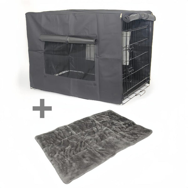 Small Animal Supplies Yes4pets 30' Portable Foldable Dog Cat Rabbit Collapsible Crate Pet Cage With Cover Mat