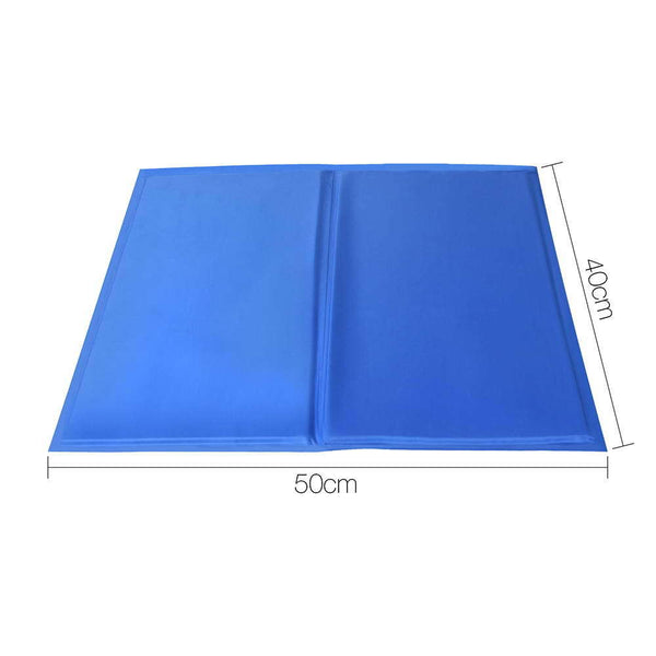 Pet Beds Yes4pets Medium Pet Cool Gel Mat Dog Cat Bed Non Toxic Cooling Summer Pad 50 X 40 Cm