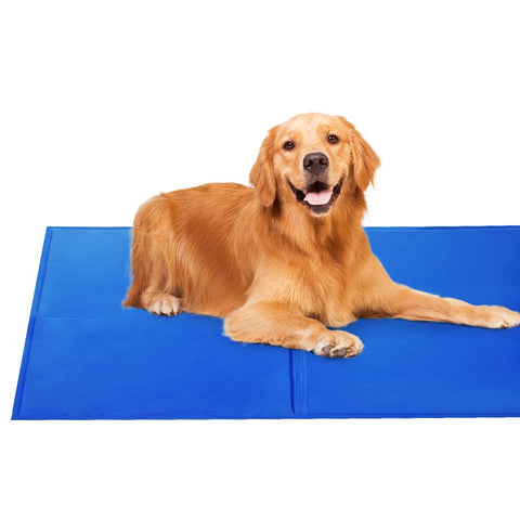 Pet Beds 2X Pet Cooling Bed Gel Mat Dog Cat Non Toxic Pad Puppy Cold Summer 50X40 Cm