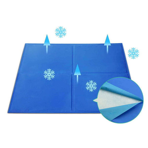 Pet Beds Xxl Pet Cool Gel Mat Dog Cat Bed Non Toxic Cooling Summer Pad 80 95 Cm