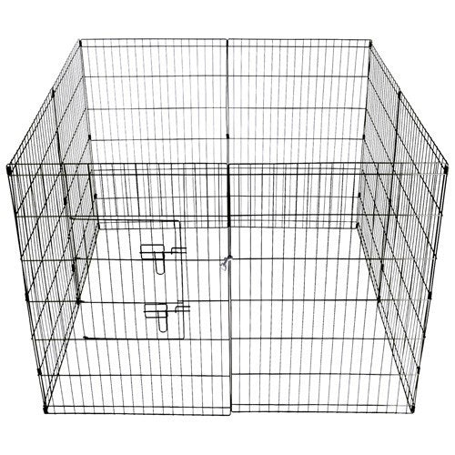 Fences & Pens Yes4pets 42' Dog Rabbit Playpen Exercise Puppy Enclosure Fence With Cover