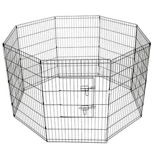 Fences & Pens Yes4pets 42' Dog Rabbit Playpen Exercise Puppy Enclosure Fence With Cover