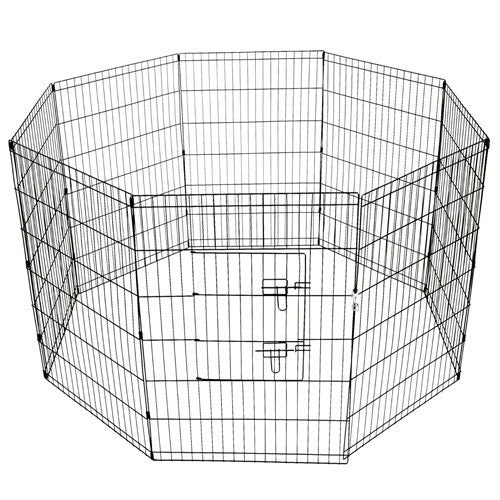 Fences & Pens Yes4pets 42' Dog Rabbit Playpen Exercise Puppy Enclosure Fence With Cover