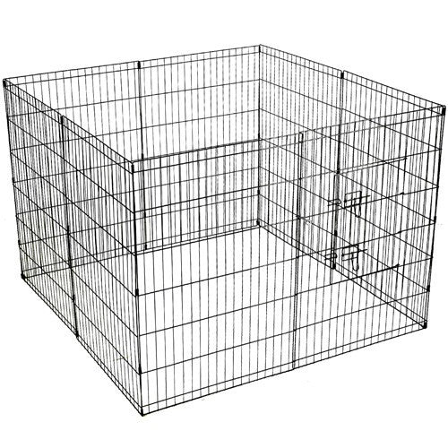 Fences & Pens Yes4pets 42' Dog Rabbit Playpen Exercise Puppy Enclosure Fence With Cover