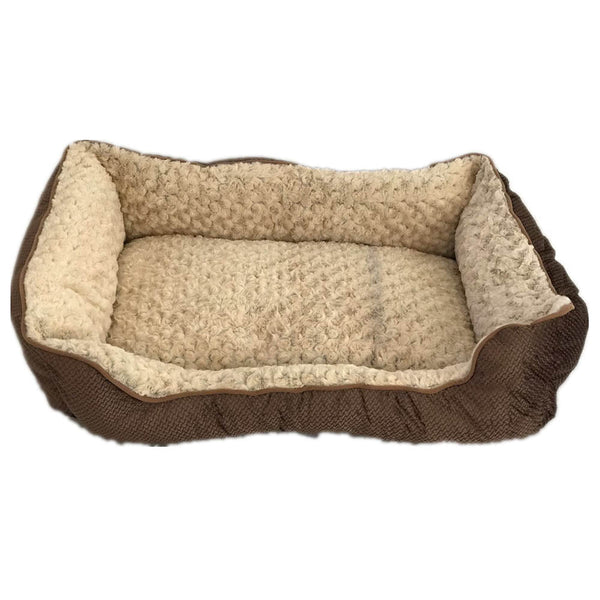 Pet Beds Large Washable Soft Pet Dog Cat Bed Cushion Mattress Brown