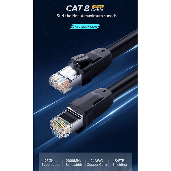 Ethernet Cables (RJ 45/8P8C) 70172 Cat 8 Pure Copper Patch Cord Network Cable 5M