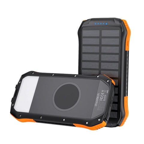 Chargers & Cradles Choetech B658 10000Mah Solar Power Bank