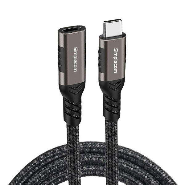 USB Cables, Hubs & Adapters Simplecom Cau620 Usb Male To Female Extension Cable 3.2 Gen2 Pd 100W 20Gbps 2M