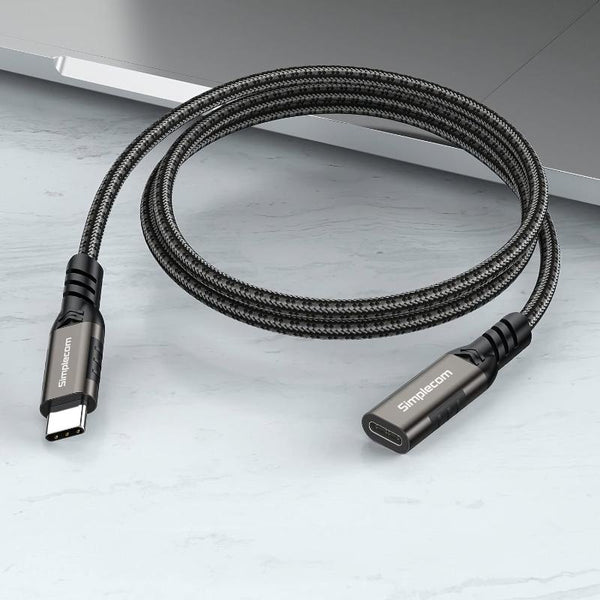 USB Cables, Hubs & Adapters Simplecom Cau620 Usb Male To Female Extension Cable 3.2 Gen2 Pd 100W 20Gbps 2M