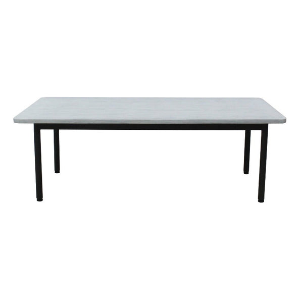 Coffee Tables Lara 120Cm Outdoor Coffee Table Glass Concrete Top