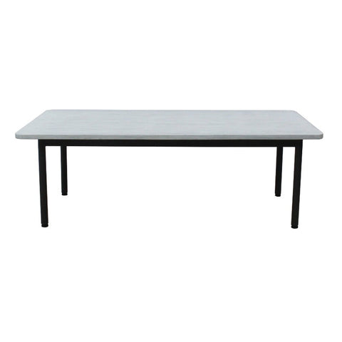 Coffee Tables Lara 120Cm Outdoor Coffee Table Glass Concrete Top