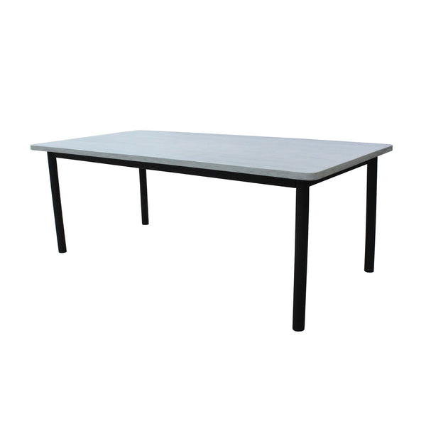 Dining Tables Lara 240Cm 8 Seater Outdoor Dining Table Glass Concrete Top